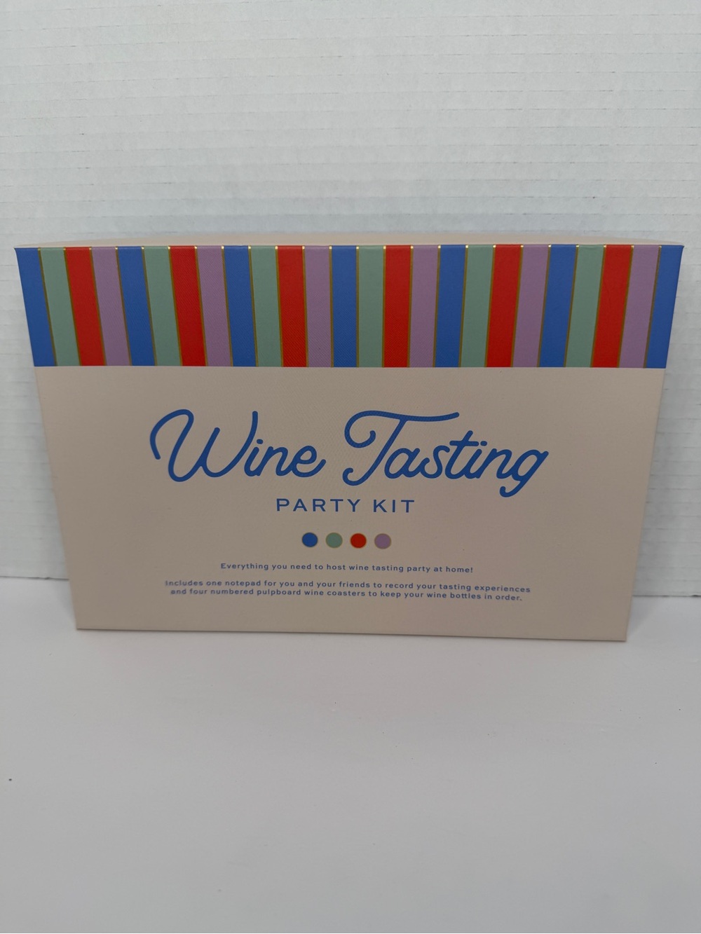 Love X June Wine Tasting Party Kit 25 Rating Sheets 8 Coasters - Brand New